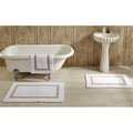 Better Trends Better Trends BAHO1724WHSD Hotel Collection Bathrug; White & Sand - 17 x 24 in. Set of 2 BAHO1724WHSD